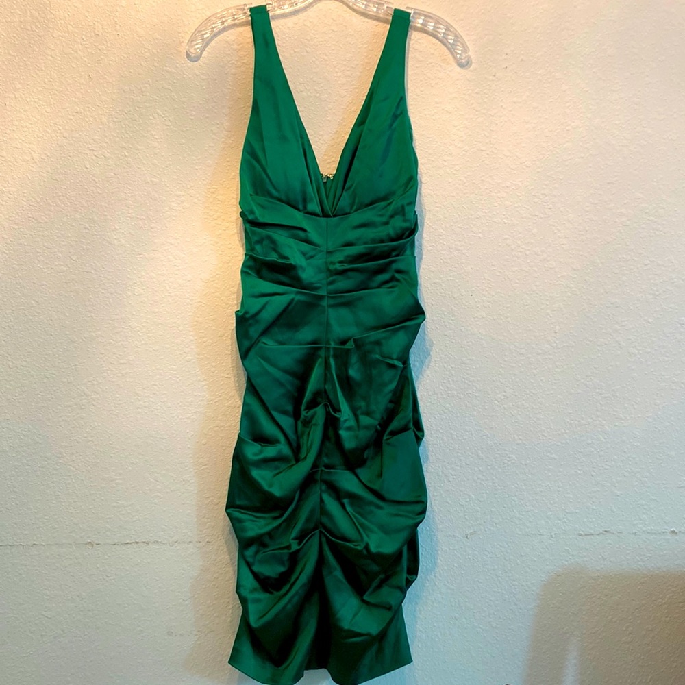 NWT CACHE Emerald Green Dress